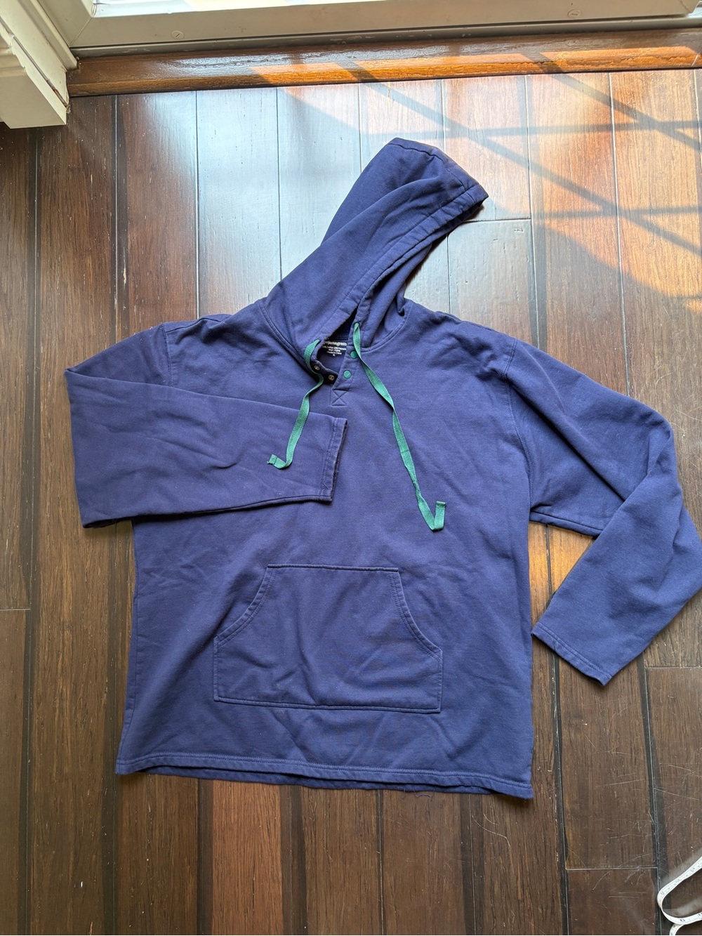 Men's Hoodie sweatshirt by Pajamagram XL navy soft cozy loungewear sleep